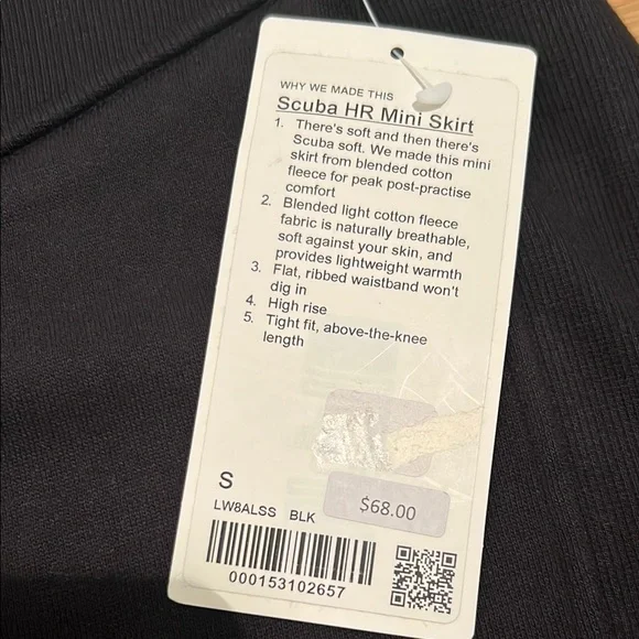 Lululemon Scuba High-Rise Mini Skirt  size Small - Picture 3 of 7